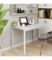 vidaXL Computer Desk White 110x60x73 cm Engineered Wood