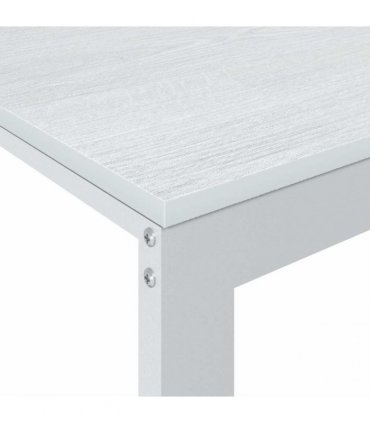 vidaXL Computer Desk White 110x60x73 cm Engineered Wood