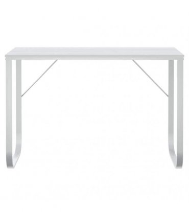 vidaXL Computer Desk White 110x60x73 cm Engineered Wood