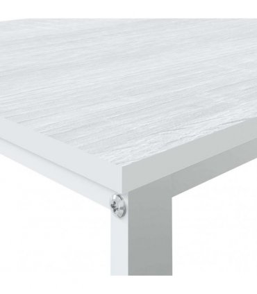 vidaXL Computer Desk White 110x60x73 cm Engineered Wood
