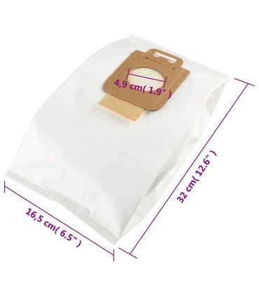 vidaXL Vacuum Cleaner Bags for Nilfisk King 20 pcs