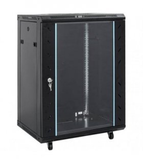 vidaXL 15U Network Cabinet with Swivel Feet 19" IP20 60x45x86 cm