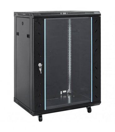 vidaXL 15U Network Cabinet with Swivel Feet 19" IP20 60x45x86 cm