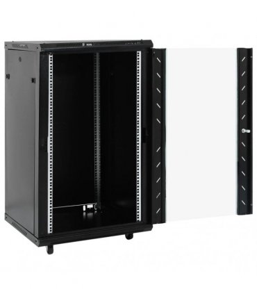 vidaXL 18U Network Cabinet with Swivel Feet 19" IP20 60x60x100 cm