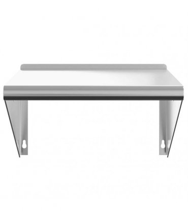 vidaXL Wall Shelf 50x45x31 cm Silver Stainless Steel