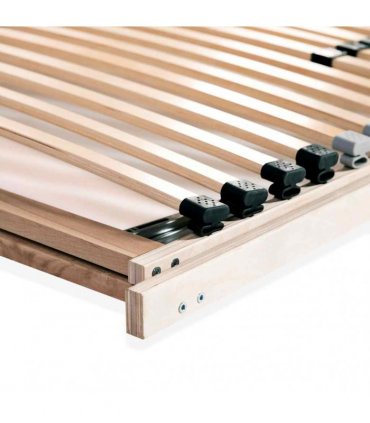 vidaXL Slatted Bed Bases without Mattress 2 pcs with 28 Slats 70x200cm