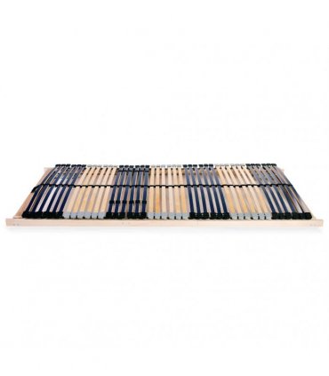 vidaXL Slatted Bed Bases without Mattress 2 pcs with 42 Slats 70x200cm