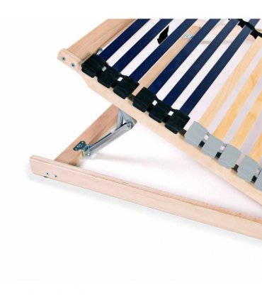 vidaXL Slatted Bed Bases without Mattress 2 pcs with 42 Slats 70x200cm