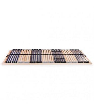 vidaXL Slatted Bed Bases without Mattress 2 pcs with 42 Slats 90x200cm