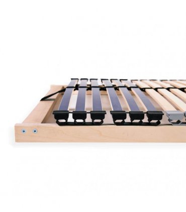 vidaXL Slatted Bed Bases without Mattress 2 pcs with 42 Slats 90x200cm