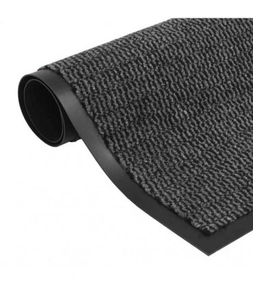vidaXL Dust Control Mats 2 pcs Rectangular Tufted 40x60 cm Anthracite