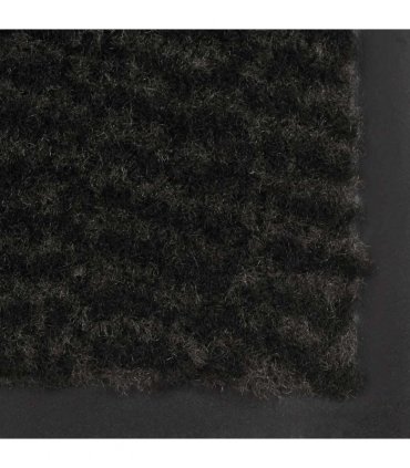 vidaXL Dust Control Mats 2 pcs Rectangular Tufted 60x90 cm Black