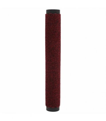 vidaXL Dust Control Mats 2 pcs Rectangular Tufted 80x120 cm Red