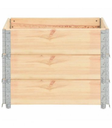 vidaXL Raised Beds 3 pcs 60x80 cm Solid Pine Wood