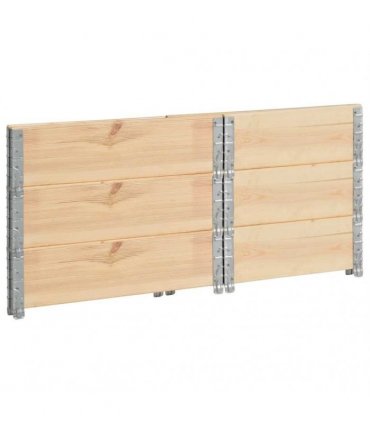 vidaXL Raised Beds 3 pcs 60x80 cm Solid Pine Wood