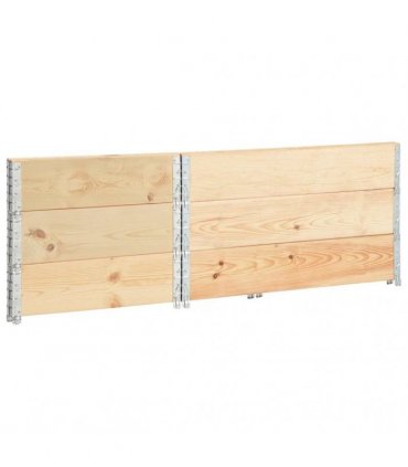 vidaXL Raised Beds 3 pcs 50x100 cm Solid Pine Wood