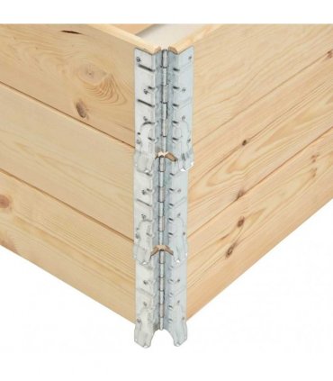 vidaXL Raised Beds 3 pcs 50x100 cm Solid Pine Wood