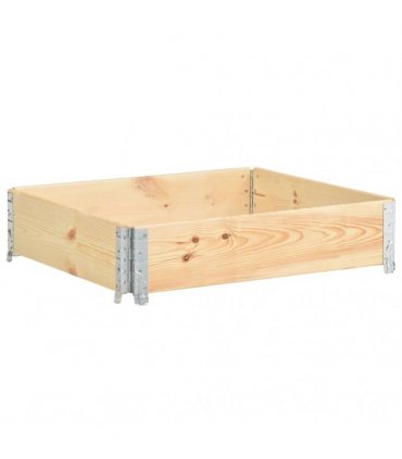 vidaXL Raised Bed 100x100 cm Solid Pine Wood