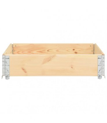 vidaXL Raised Bed 100x100 cm Solid Pine Wood