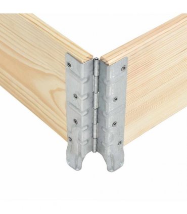 vidaXL Raised Bed 100x100 cm Solid Pine Wood
