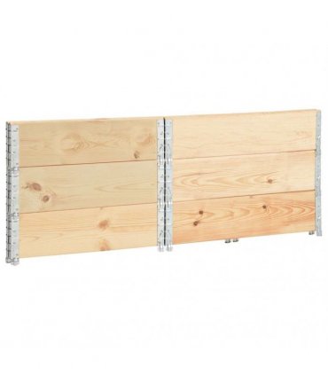 vidaXL Raised Beds 3 pcs 100x100 cm Solid Pine Wood