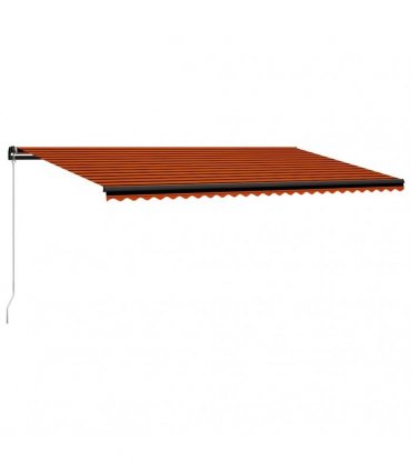 vidaXL Manual Awning with Solar LED 6 x 3 m