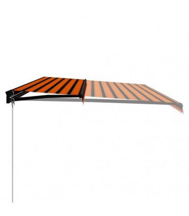 vidaXL Manual Awning with Solar LED 6 x 3 m