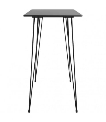 vidaXL 5 Piece Bar Set Black and White