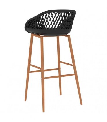 vidaXL 7 Piece Bar Set White and Black