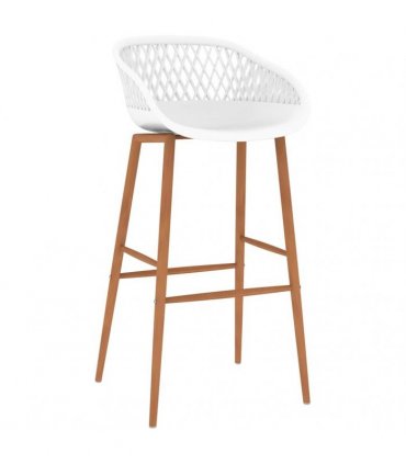vidaXL 7 Piece Bar Set White