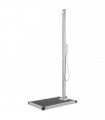 vidaXL Garden Shower with Grey Base 225 cm Stainless Steel