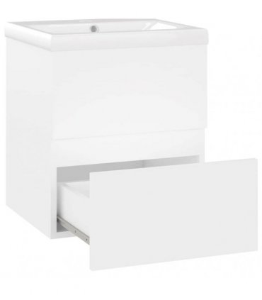vidaXL Sink Cabinet with Built-in Basin White Engineered Wood