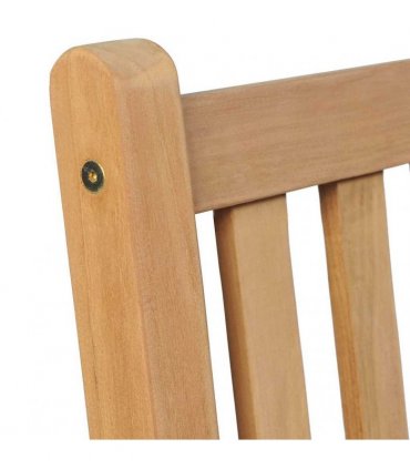 vidaXL Outdoor Chairs 4 pcs Solid Teak Wood