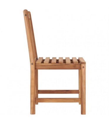 vidaXL Garden Chairs 8 pcs Solid Teak Wood