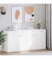 vidaXL Sideboard White 160x36x75 cm Engineered Wood