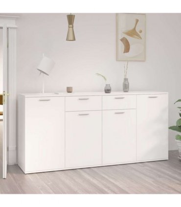 vidaXL Sideboard White 160x36x75 cm Engineered Wood