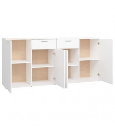 vidaXL Sideboard White 160x36x75 cm Engineered Wood