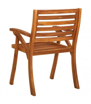 vidaXL Garden Chairs 6 pcs Solid Acacia Wood