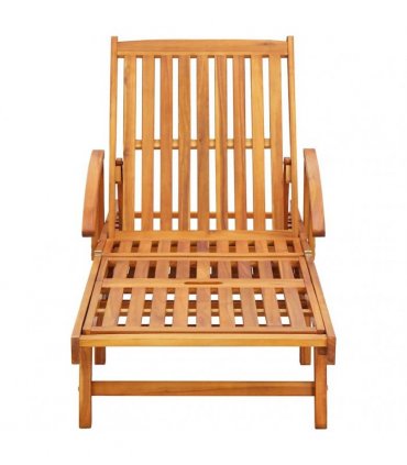 vidaXL Sun Loungers 2 pcs Solid Acacia Wood
