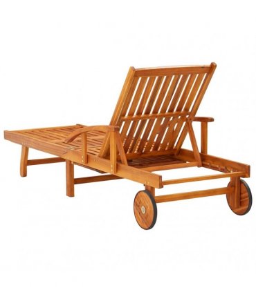 vidaXL Sun Loungers 2 pcs Solid Acacia Wood