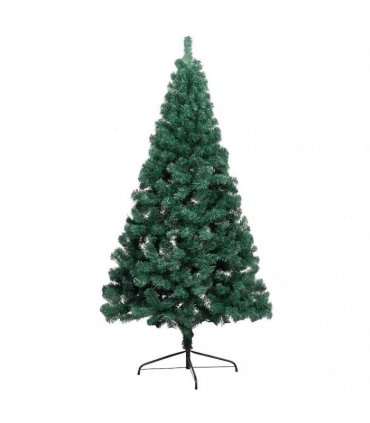 vidaXL Artificial Half Pre-lit Christmas Tree Ball Set Green 120 cm