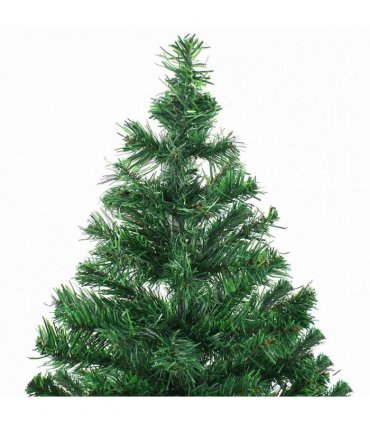vidaXL Artificial Pre-lit Christmas Tree with Ball Set 210cm 910 Branches