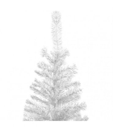 vidaXL Artificial Pre-lit Christmas Tree with Ball Set L 240 cm White
