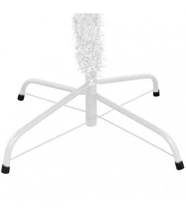 vidaXL Artificial Pre-lit Christmas Tree with Ball Set L 240 cm White