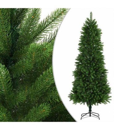 vidaXL Artificial Pre-lit Christmas Tree with Ball Set 240 cm Green
