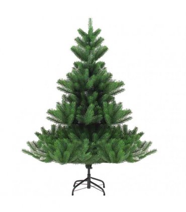 vidaXL Nordmann Fir Artificial Christmas Tree LED&Ball Set Green 150cm