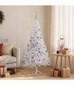 vidaXL Artificial Pre-lit Christmas Tree with Ball Set 120cm 230 Branches