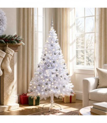 vidaXL Artificial Pre-lit Christmas Tree with Ball Set 150cm 380 Branches