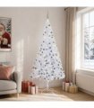 vidaXL Artificial Pre-lit Christmas Tree Ball Set 210 cm 910 Branches