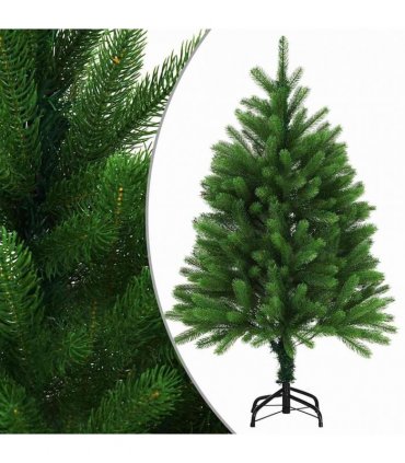 vidaXL Artificial Pre-lit Christmas Tree with Ball Set 120 cm Green